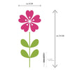 Viv! Home Luxuries Anjer - zijden bloem - fel roze/paars - 53cm - topkwaliteit zijde bloemen - Viv! Home Luxuries