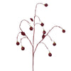 Viv! Home Luxuries Decoratietak glitter - kerstballen - rood - Topkwaliteit - Viv! Home Luxuries