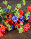 Viv! Home Luxuries Klaproos - 2 stuks - zijden bloem - rood - topkwaliteit zijde bloemen - Viv! Home Luxuries