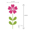 Viv! Home Luxuries Orchidee Phalaenopsis - zijden bloem - roze wit - 86cm - topkwaliteit - Viv! Home Luxuries