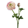 Viv! Home Luxuries Ranonkel - zijden bloem - dubbel - licht roze- topkwaliteit - Viv! Home Luxuries