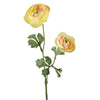 Viv! Home Luxuries Ranonkel - zijden bloem - licht geel - topkwaliteit - Viv! Home Luxuries