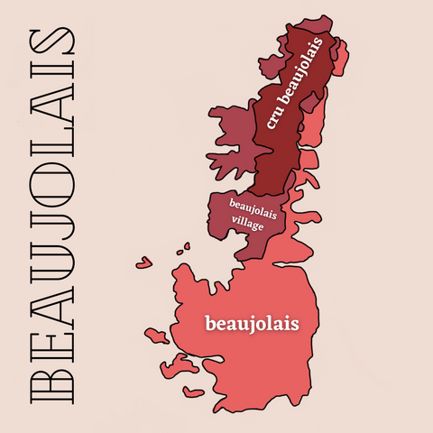 Beaujolais Levels Map