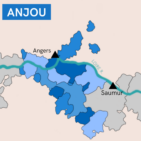 map of anjou