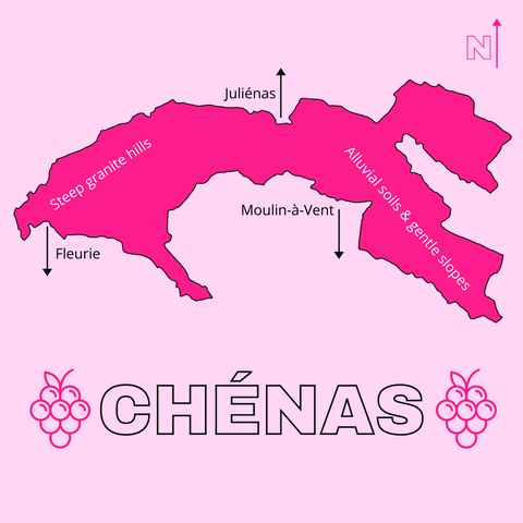 chenas map cru beaujolais