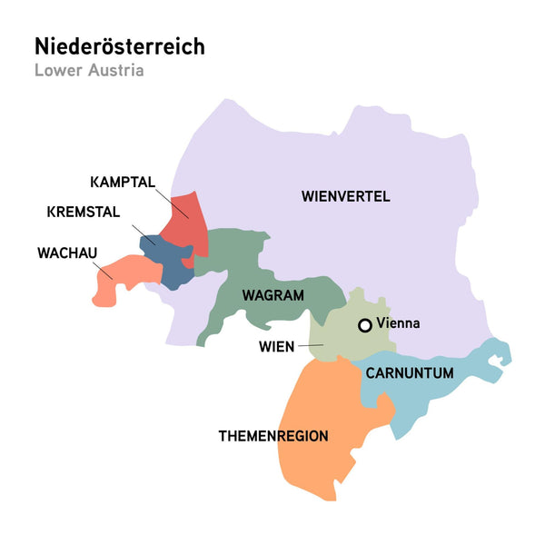 Map of Lower Austria