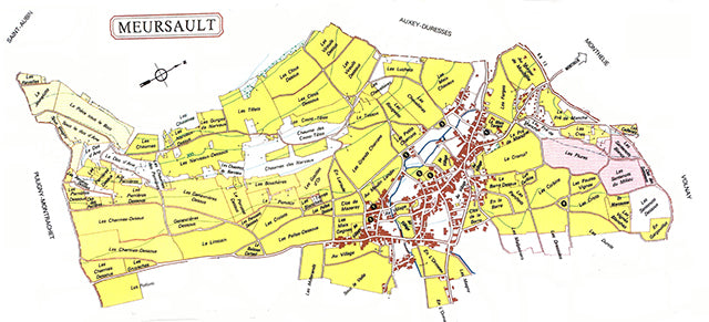 Map of Meursault