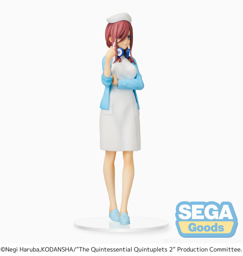 SEGA SPM Figure The Quintessential Quintuplets 2 Miku Nakano Nurse Version  – JapanToys