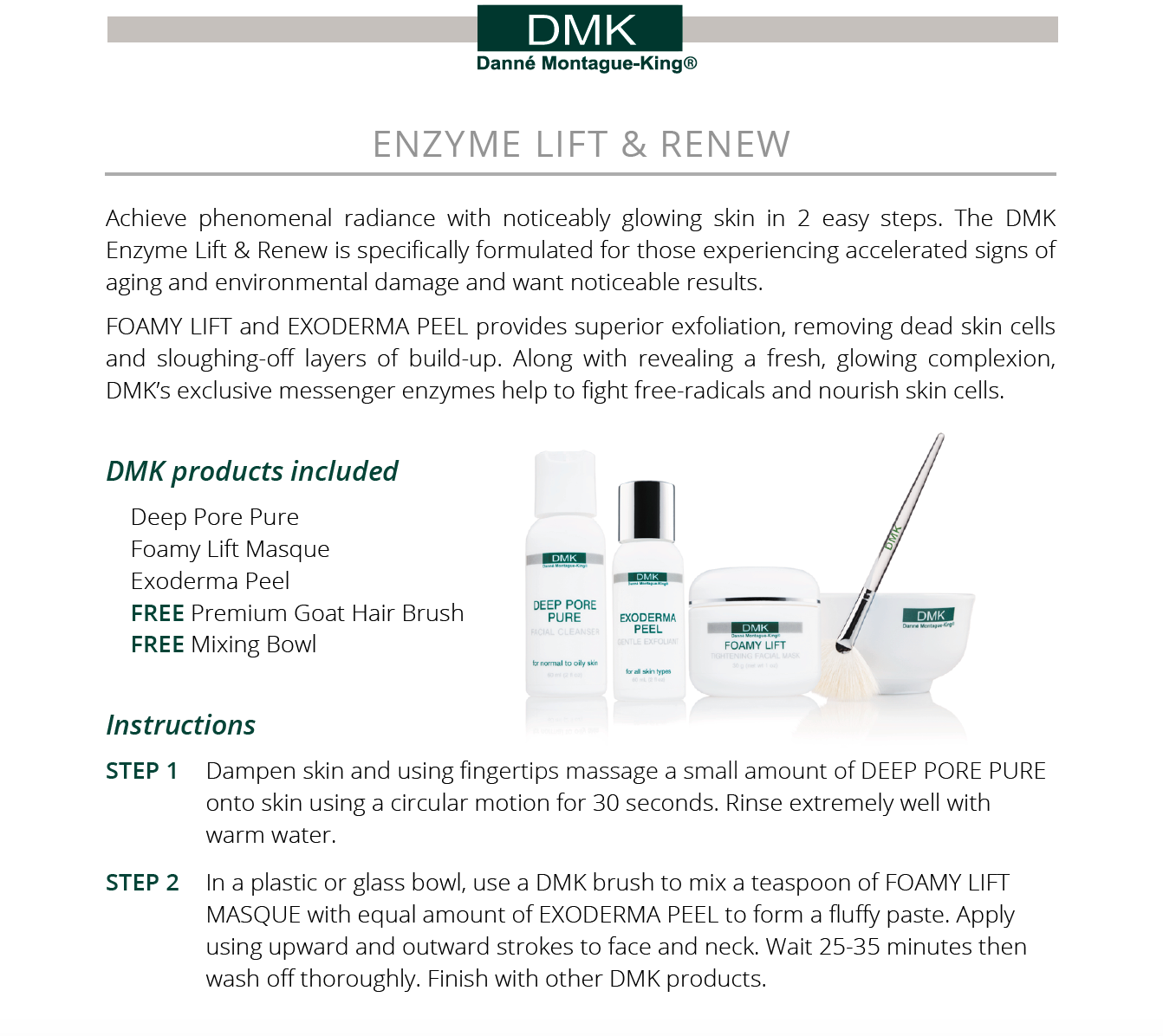 DMK Enzyme Lift & Renew Kit