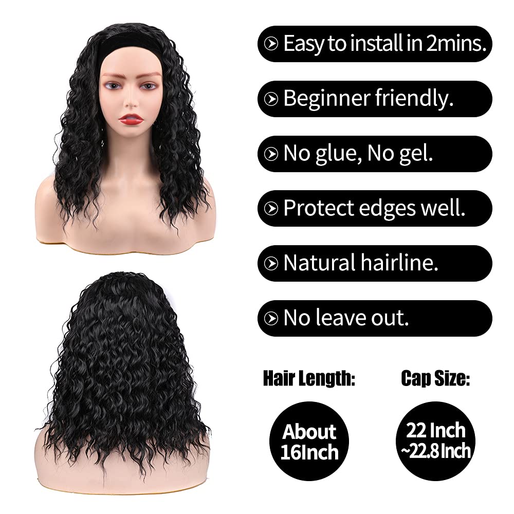 how to put on a non lace front wig