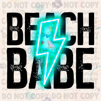 0298 | Beach Babe | Stickercal