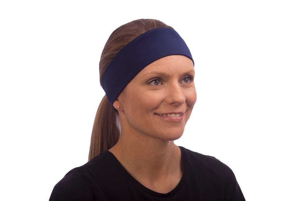 Workout Headbands For Women - Navy Blue