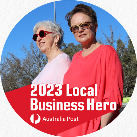 Posh Active's Lucy & Gai winners Australia Post Local Heroes Award