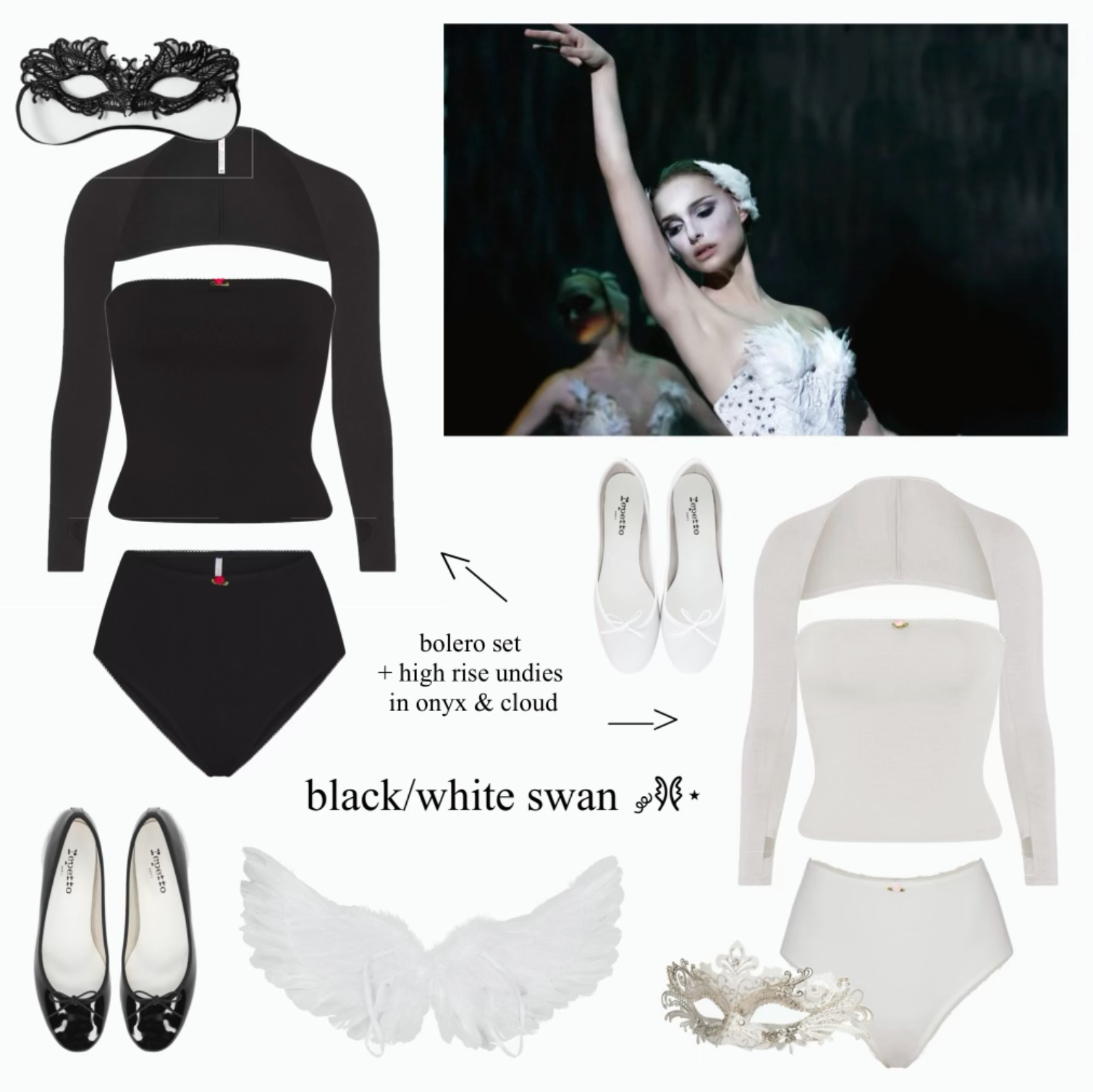 rat boi black swan white swan halloween