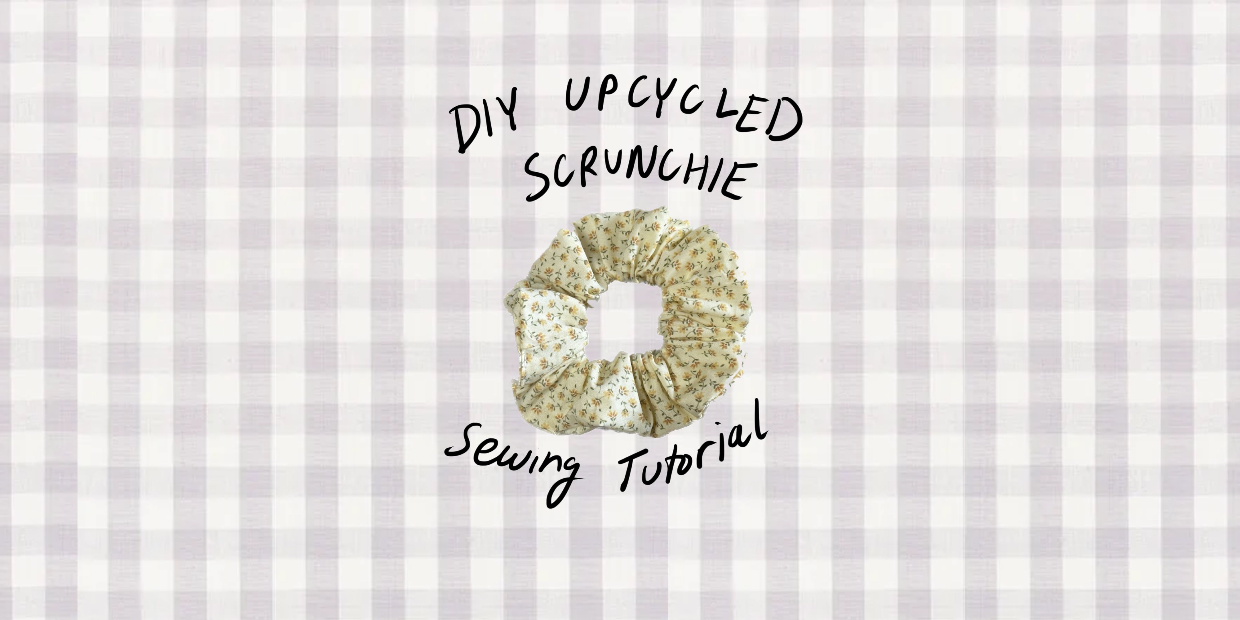 rat boi diy scrunchie upcycling sewing tutorial ethical fashion