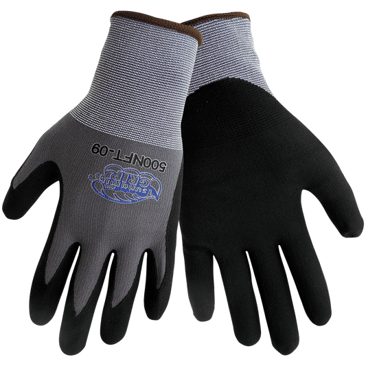 Large Nitrile Coated Work Gloves (10 Pack)