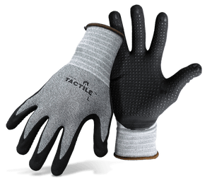 black dot work gloves