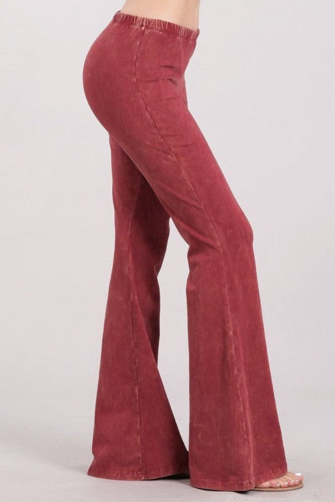 Love and Luxe High Rise Bell Bottom Pants (Pink) – Muscadine Ridge