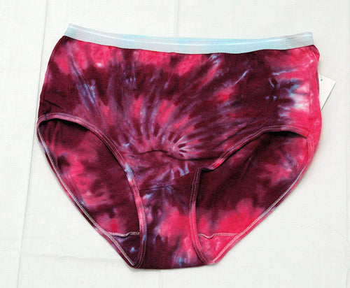 New Tie-Dye Ladies Underwear Cotton Panties - Pink Fuchsia Marble –  Grateful Graffix