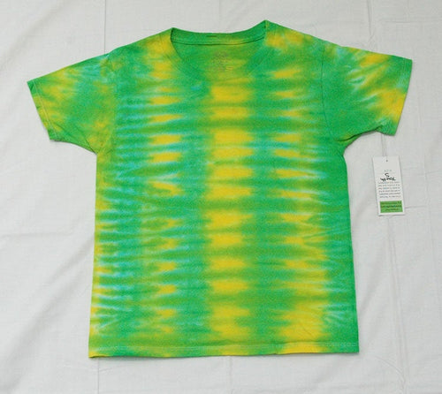 Adult Unisex Long Sleeve Tie-Dye T-Shirt 100% Cotton - Oregon Ducks Green  Yellow Spiral