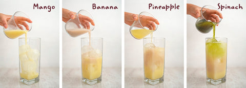 Mocktail recipe ingredients