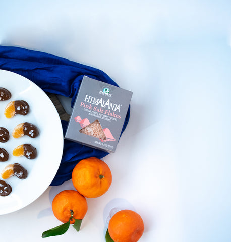 salted chocolate clementines healthy snack