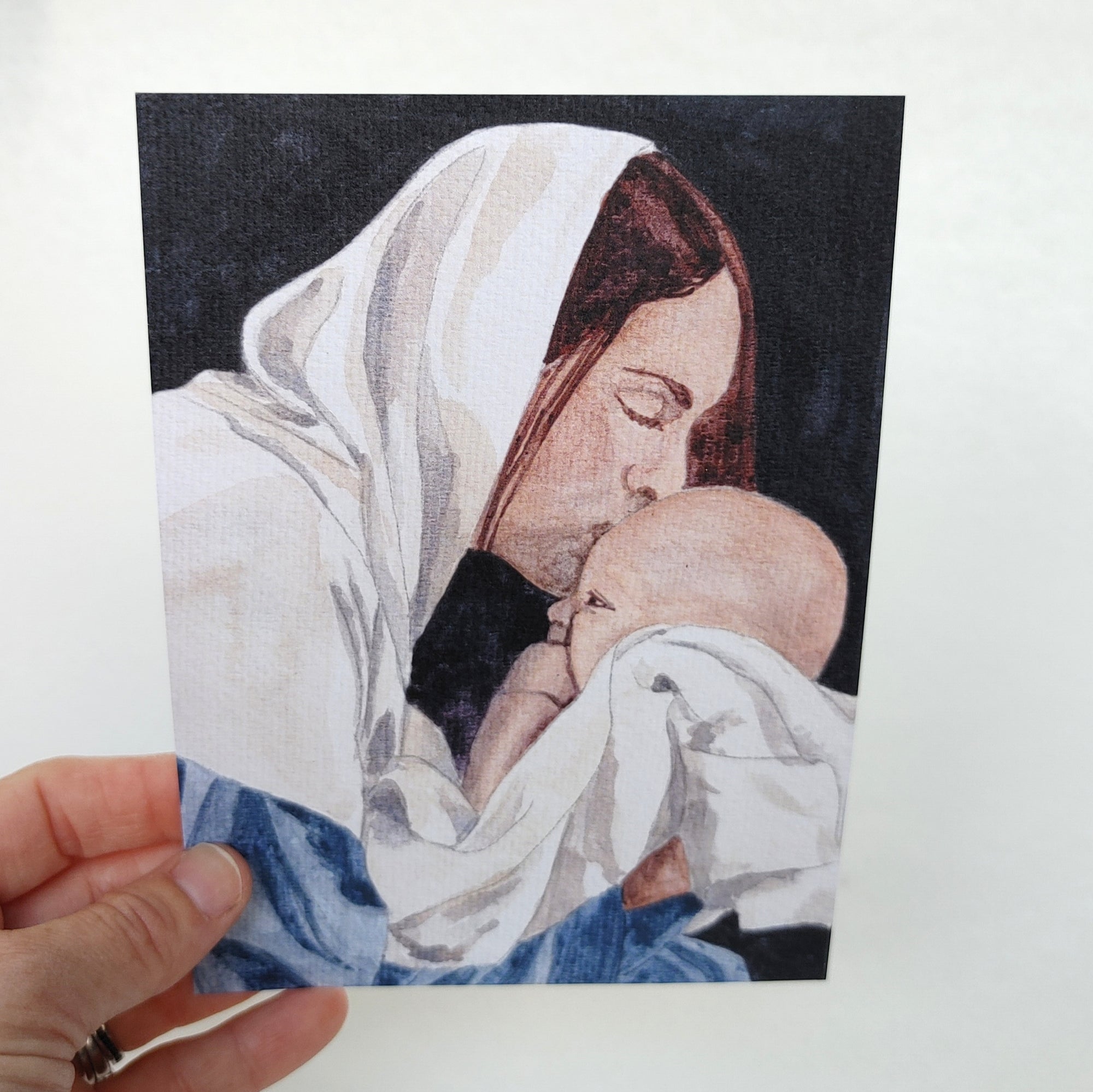 Print, Mary and Jesus 5x7"