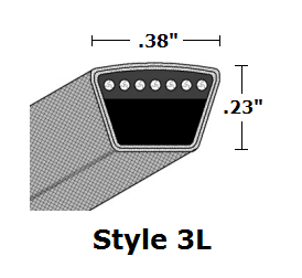 fractional horsepower v belt