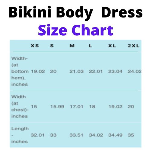 Bikini Body Dress | Trinidadian Flag Bikini | Front Only | Choose Skin Tone