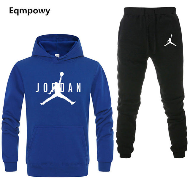 blue jordan hoodie mens