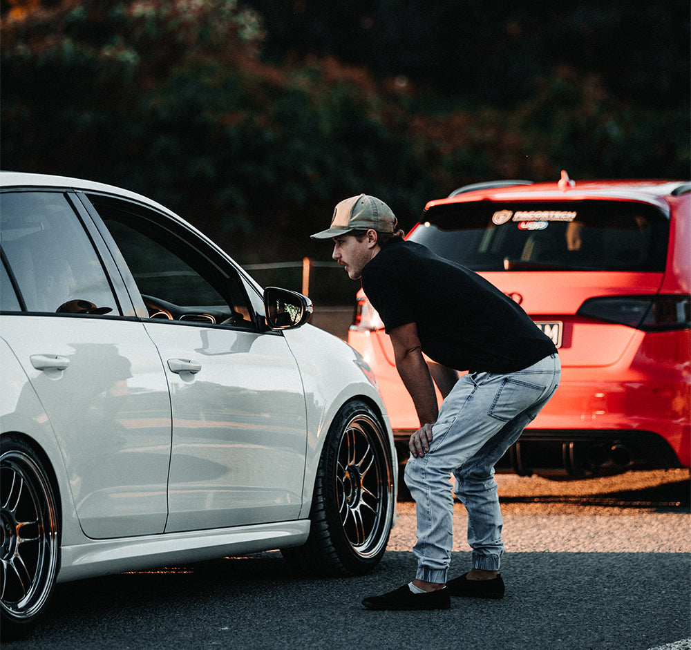 VW Golf and Audi Polo with Founder Shot