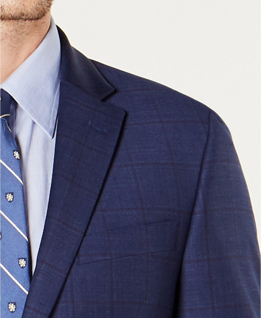 tommy hilfiger navy blue suit