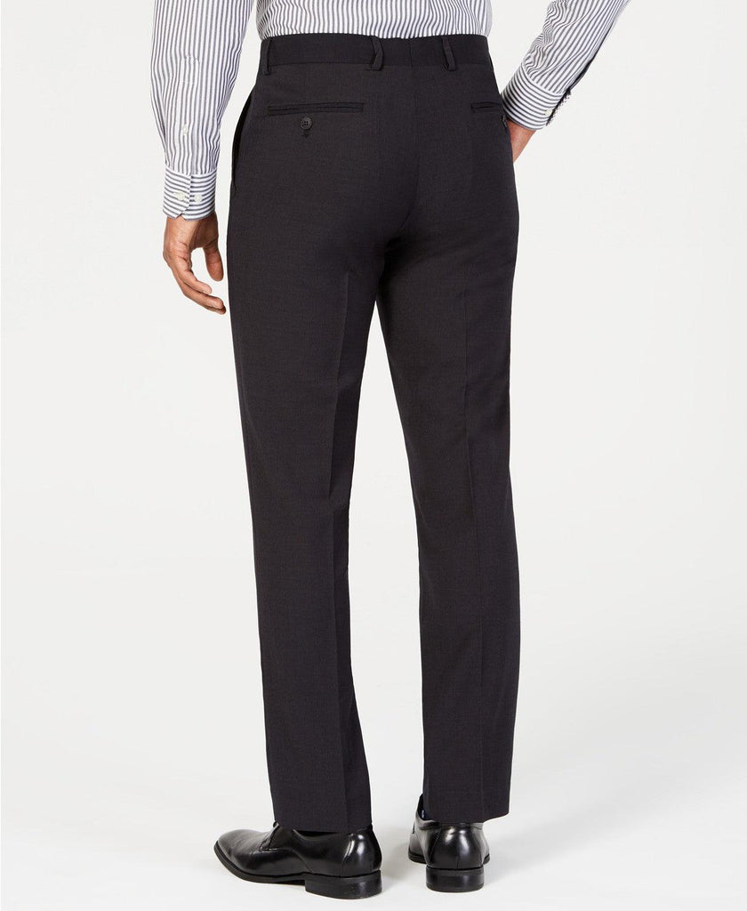Perry Ellis Men's Portfolio Slim-Fit Stretch Dress Pants 31 X 30 Solid Black - Bristol Apparel Co