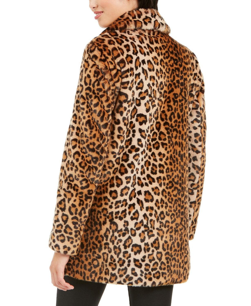 anne klein leopard print coat