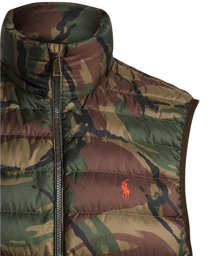 polo camo vest