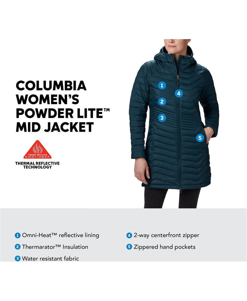 columbia powder mid jacket ladies