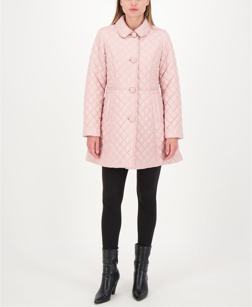 kate spade skirted quilted coat