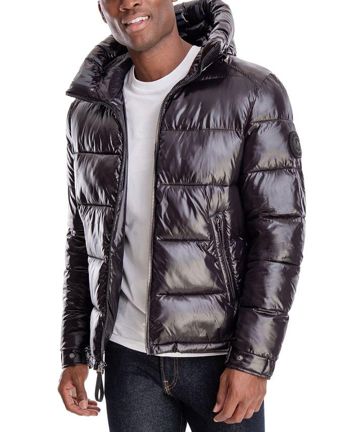 Michael Kors Men's Shiny Hooded Puffer Jacket XXL Black – Bristol Apparel Co