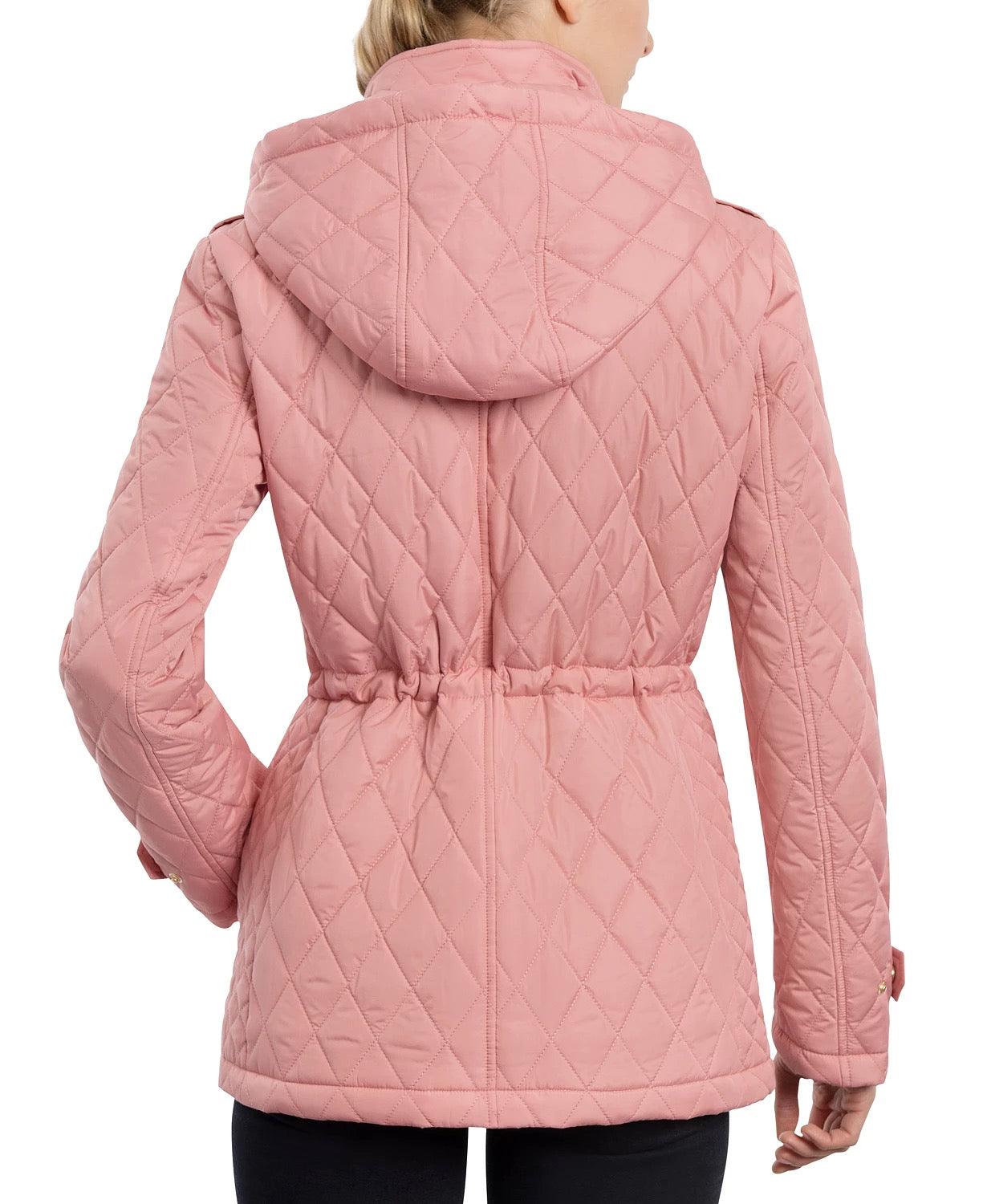 Michael Kors Women's Hooded Quilted Anorak Coat Jacket XS Dusty Rose P –  Bristol Apparel Co