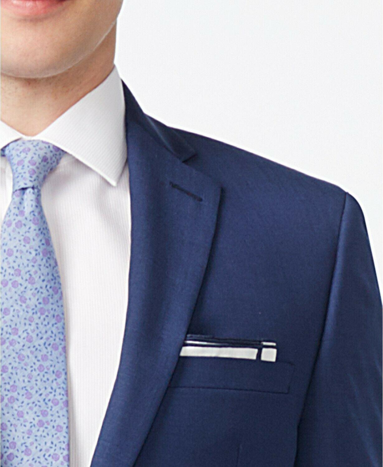 Calvin Klein X-Fit Slim Fit Suit Jacket Sport Coat 40R Postal Blue Two –  Bristol Apparel Co