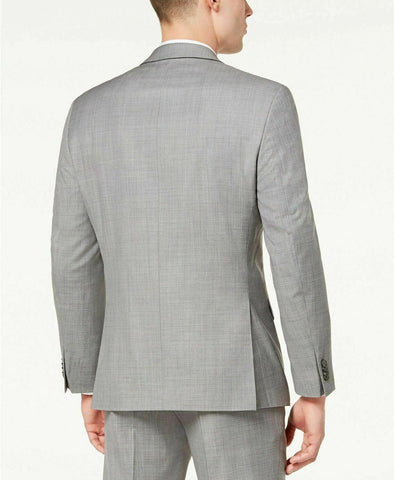 Michael Kors Men's Classic-Fit Airsoft Stretch Grey Suit 44R / 38 x 32 - Bristol Apparel Co