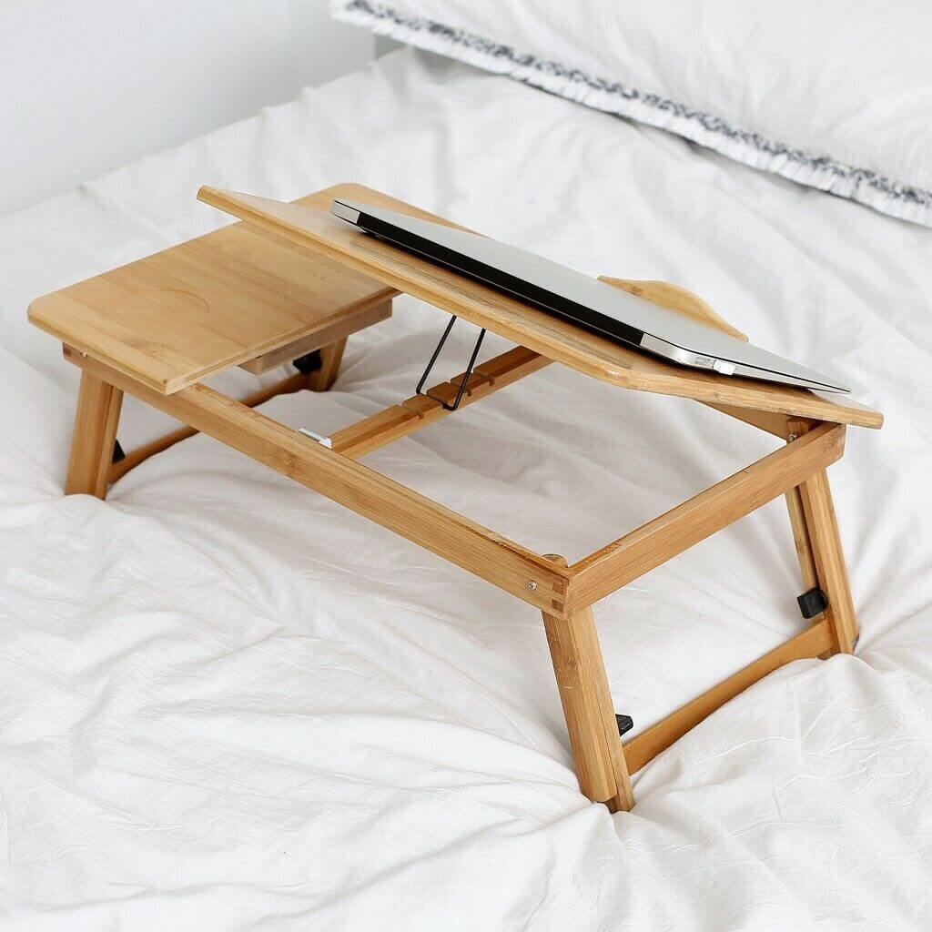 Bamboo Laptop Desk Laptop Desk Laptop Stand Bamboo Laptop Stand Portable Computer Desk | Factory Mart