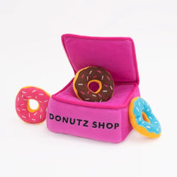 Zippy Burrow Dog Toy - Donutz Box