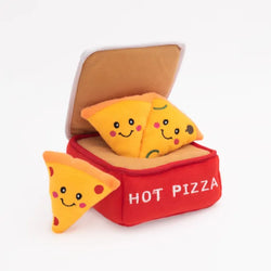 Zippy Burrow Dog Toy - Pizza Box