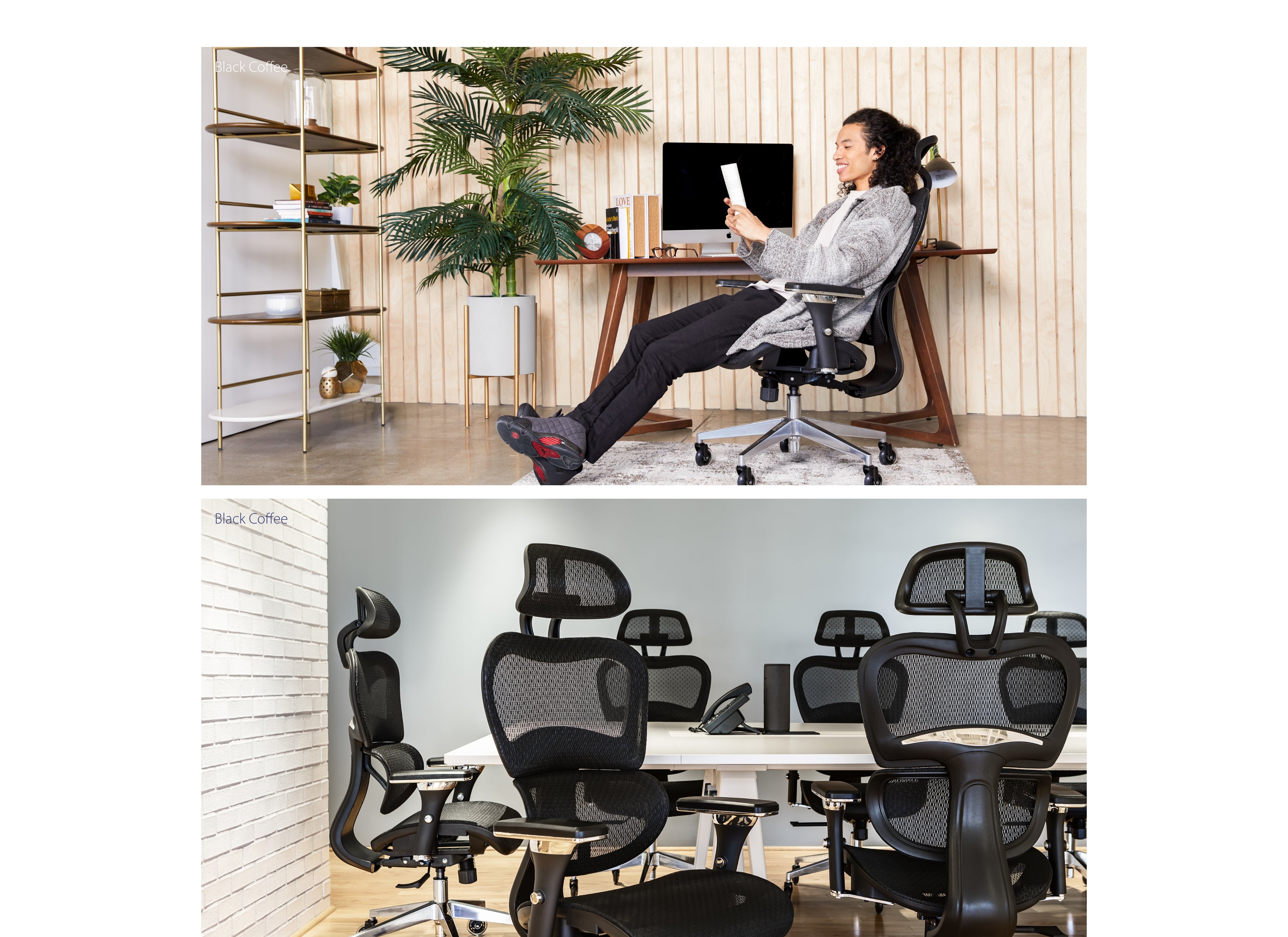 nouhaus ergo3d ergonomic office chair - rolling
