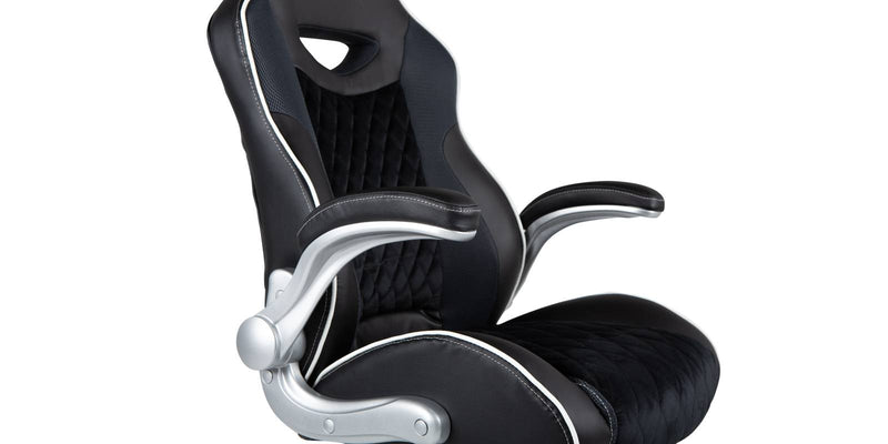 nouhaus velour office chair