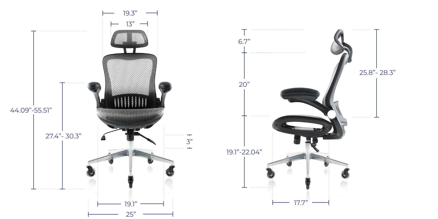 nouhaus ergo flip office chair