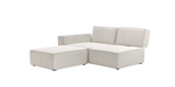 Pearl 3PC Cubric Modular sectional sofa