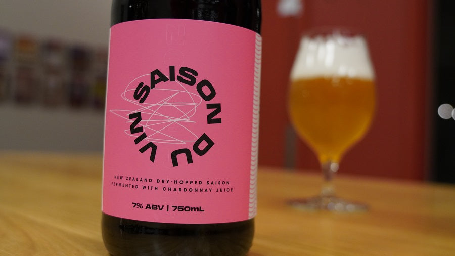 Bottle of Saison Du Vin beer/wine hybrid