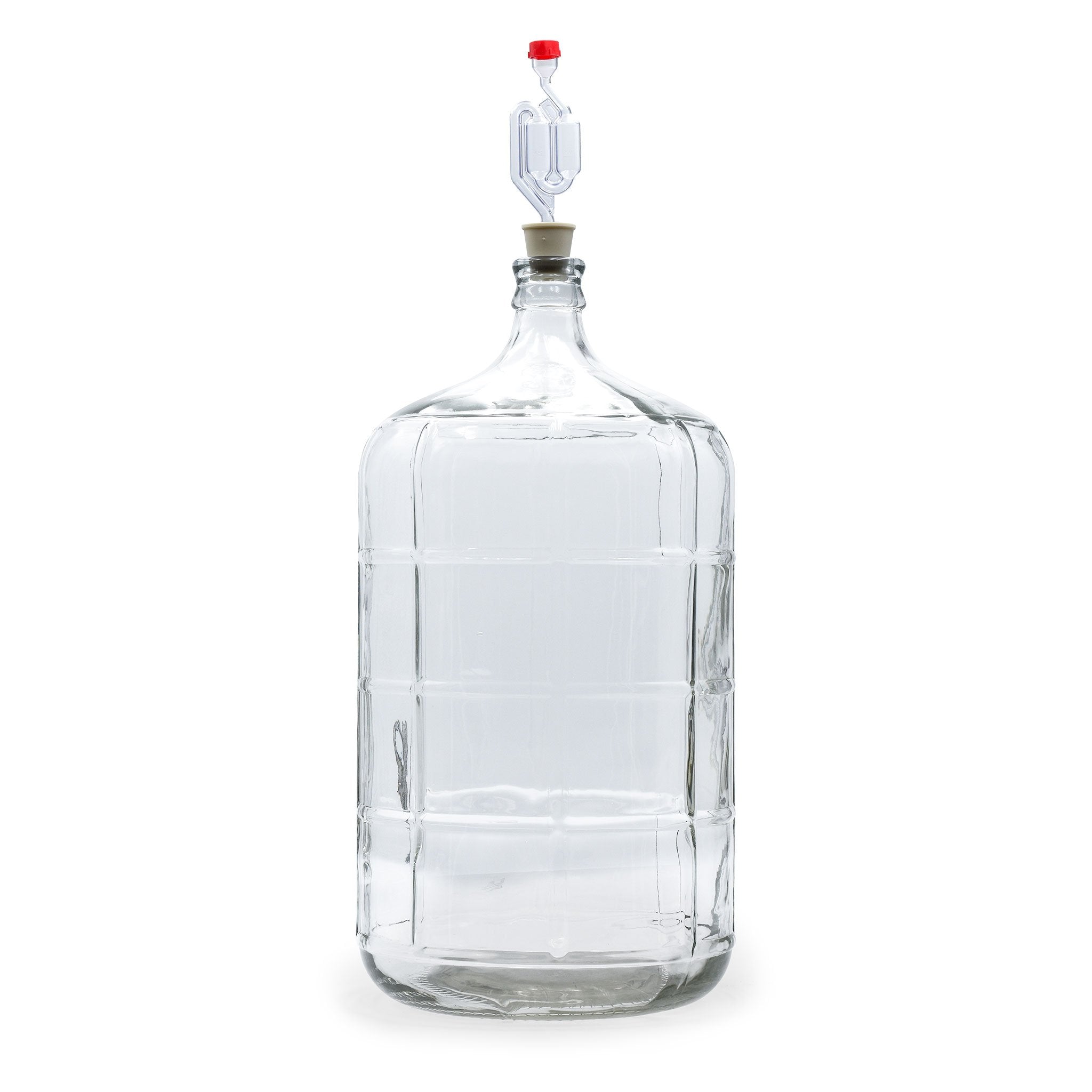 Image of 6 Gallon Glass Carboy with Bung & Airlock